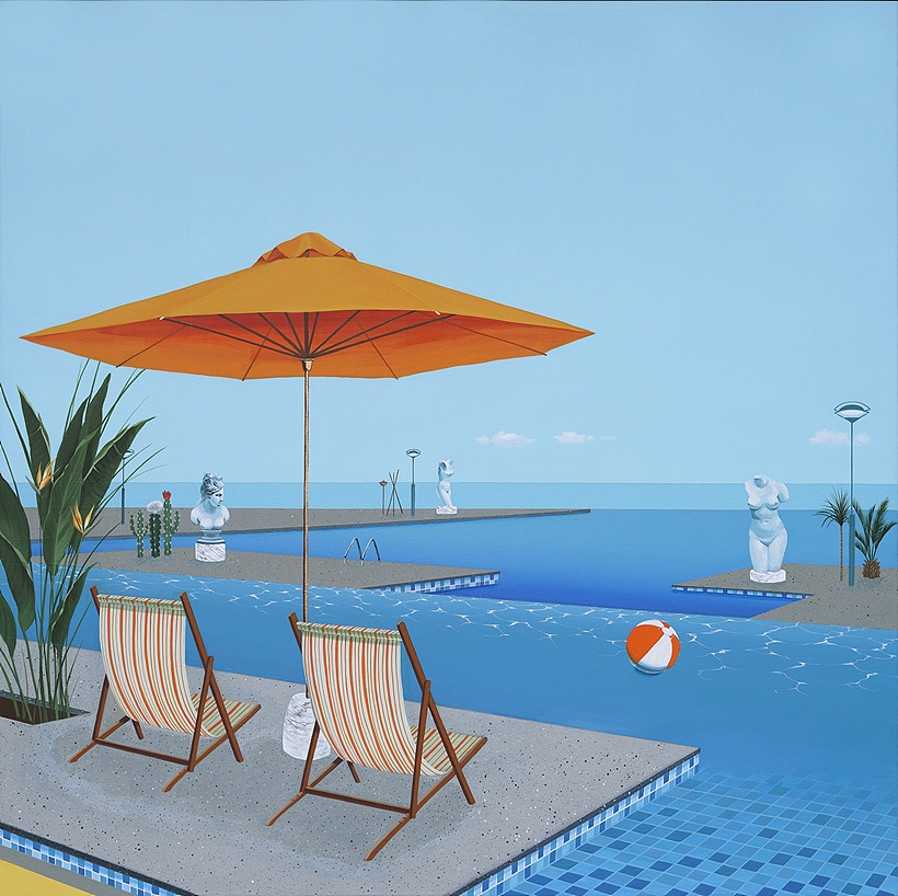 ▲ 황다연 Paradise_7, 90x90cm gouache acrylic on canvas 2019 50S RGB