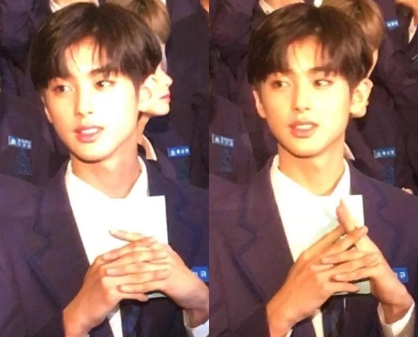 ▲ 프로듀스X101 김민규 (사진: 웹 커뮤니티)