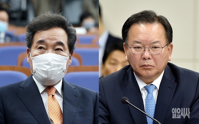▲ 이낙연 더불어민주당 의원과 김부겸 전 의원 ⓒ문병희 기자