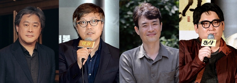 ▲ (사진 왼쪽부터)박찬욱·최동훈·류승완·한재림 감독 ⓒ왓챠, NEW